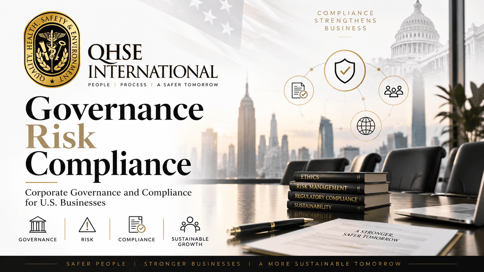 Governance Risk Compliance for U.S. Businesses | QHSE International